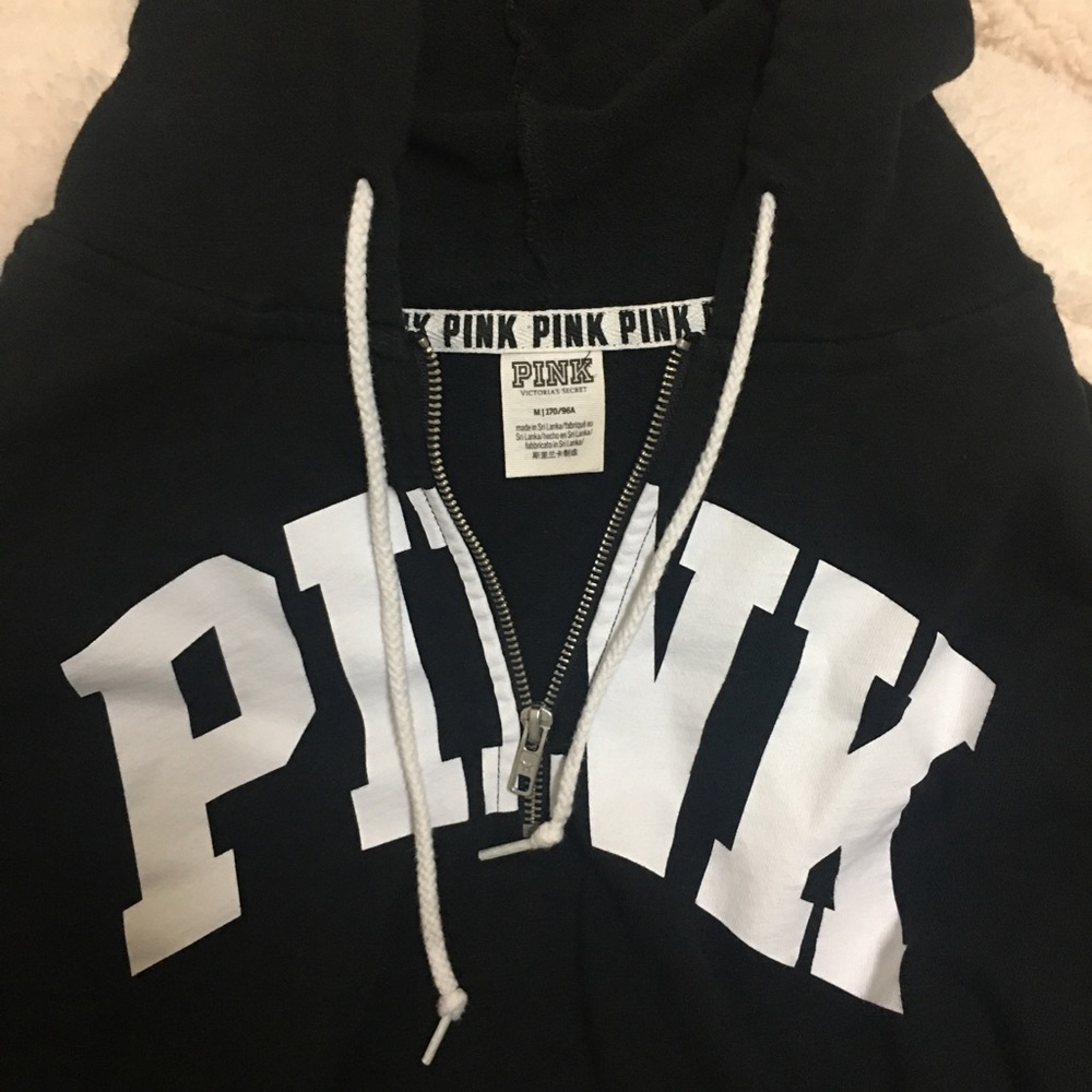 Pink crop top hoddie